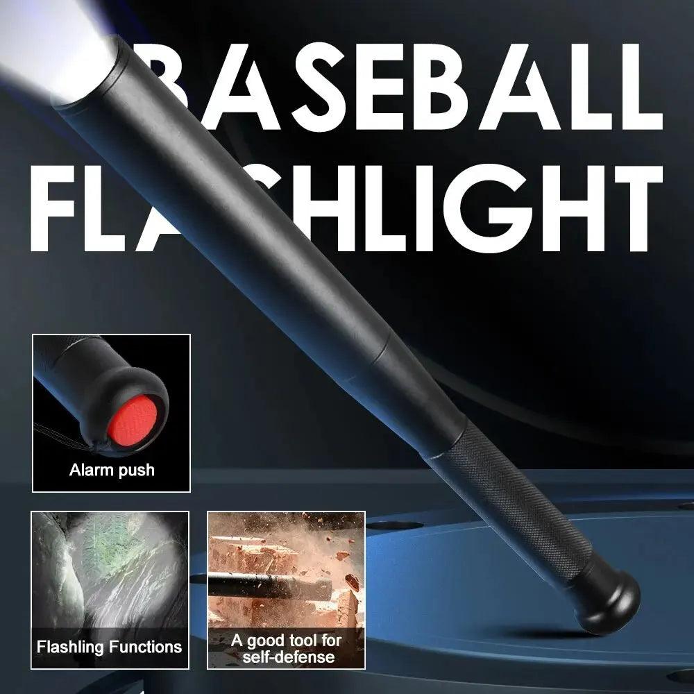31/41/49CM Flash Stick Baseball Distance 500M Multi Functional LED Flashlight / Self Defence - ADEEGA