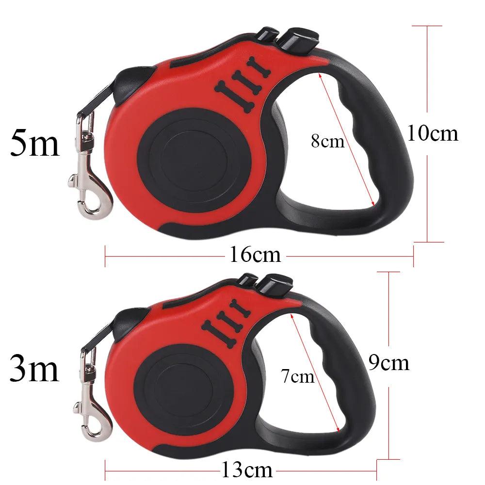 3m 5m Dog Leash for Small Dogs Cat Automatic Retractable Lead Puppy Outdoor - ADEEGA