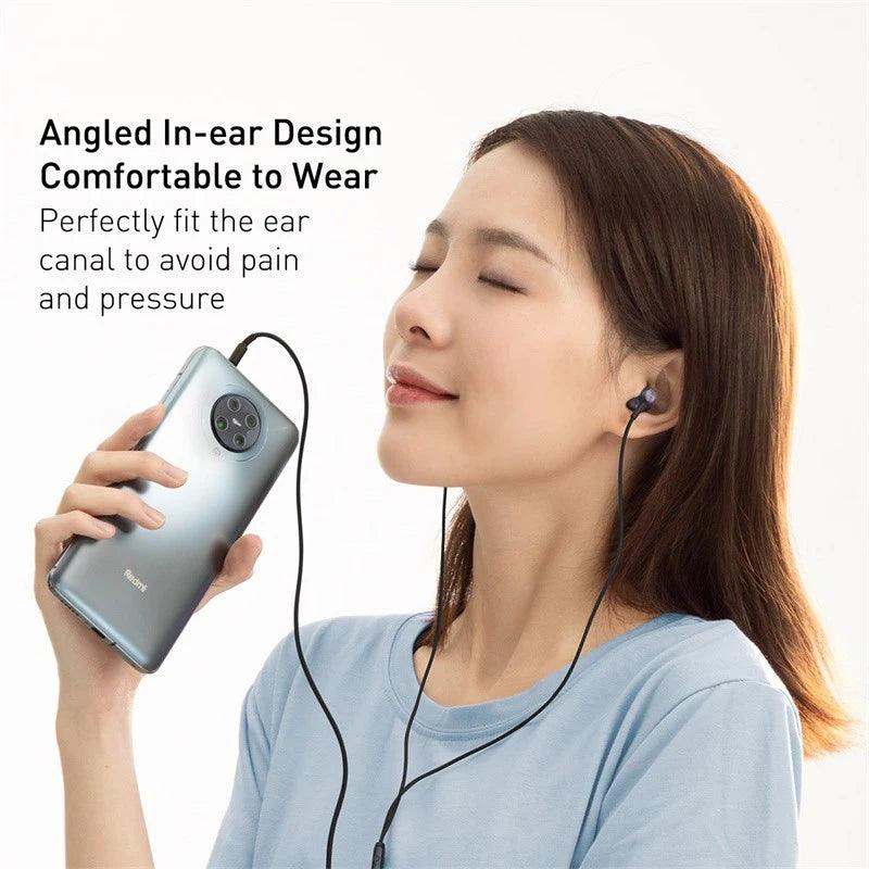 Bass Sound Earphone In-Ear Sport Earphones with mic for MP3 & Mobile phones. - ADEEGA
