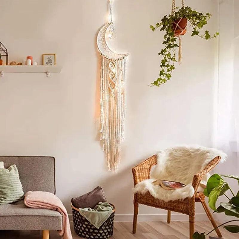 Bohemian Chic Macrame Wall Hanging Tapestry Room Decor - ADEEGA