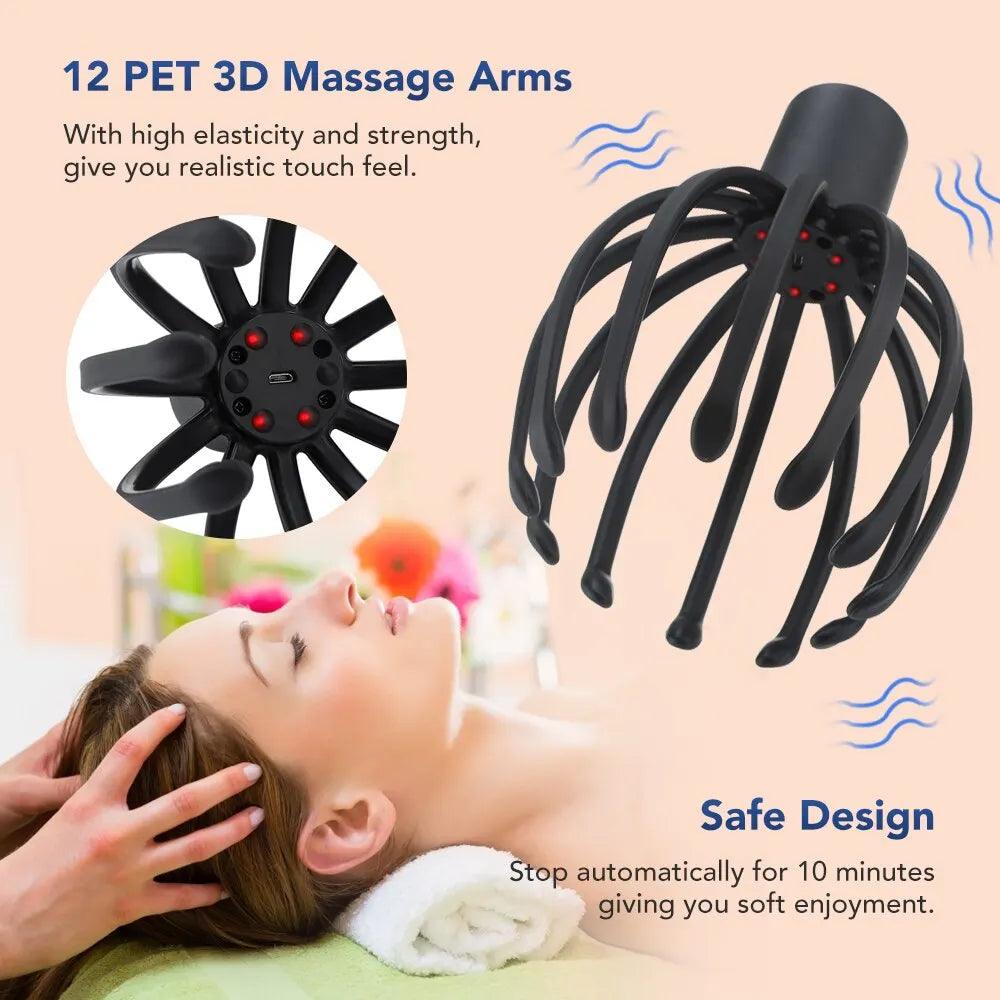 Electric Octopus Claw Scalp Massager - ADEEGA