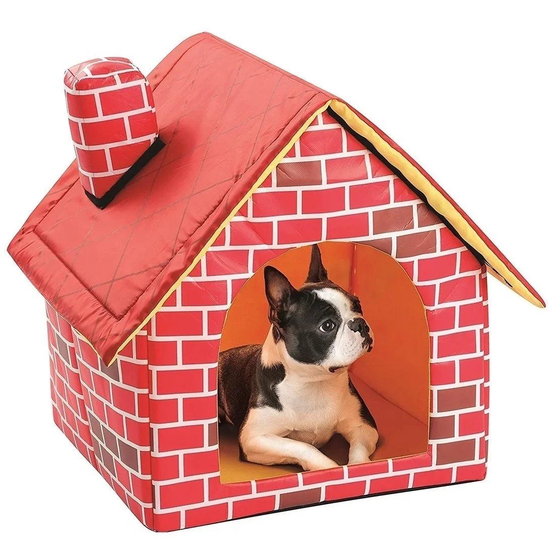 Foldable Kennel Small Dog Cat Dog House Cat Bed - ADEEGA