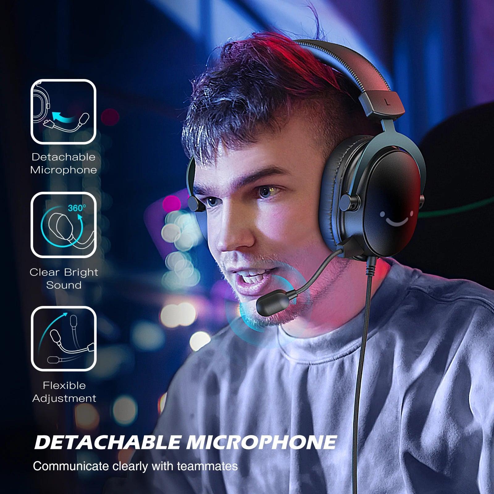 Gaming Headset 3.5 mm jack & USB Headphone Excellent Quality - ADEEGA