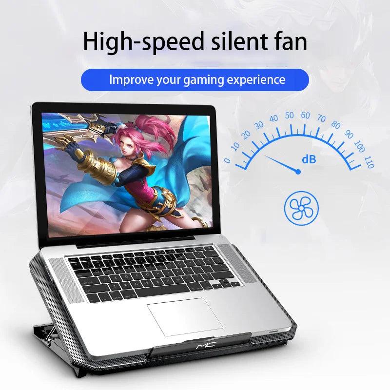 Gaming Laptop Cooler Large Size For 12-16 Inch Notebook Two USB Laptop - ADEEGA