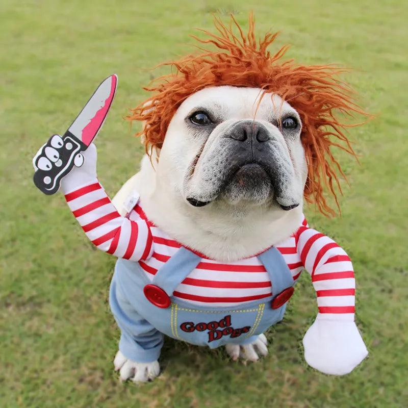 Halloween Dog Costumes Funny Pet Clothes A Costume Medium Large Dogs Bulldog Pug - ADEEGA