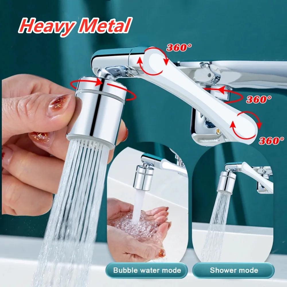 Heavy Metal Universal 1080° Rotation Faucet Sprayer Head For Kitchen Or Toilet Taps - ADEEGA