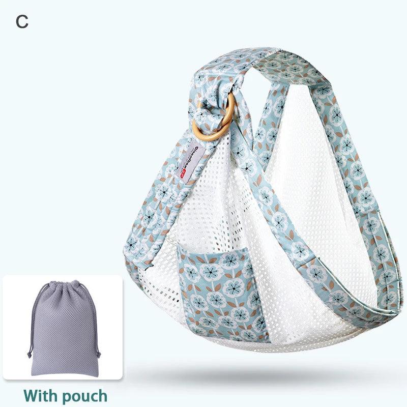 Infant Nursing Cover Carrier Mesh Fabric Breastfeeding Carriers Up To 130 Lbs (0-36M) - ADEEGA
