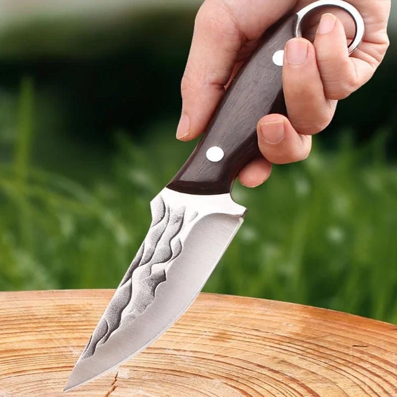 Kitchen Knife Boning Knife Handmade Forged Knife Stainless Steel - ADEEGA