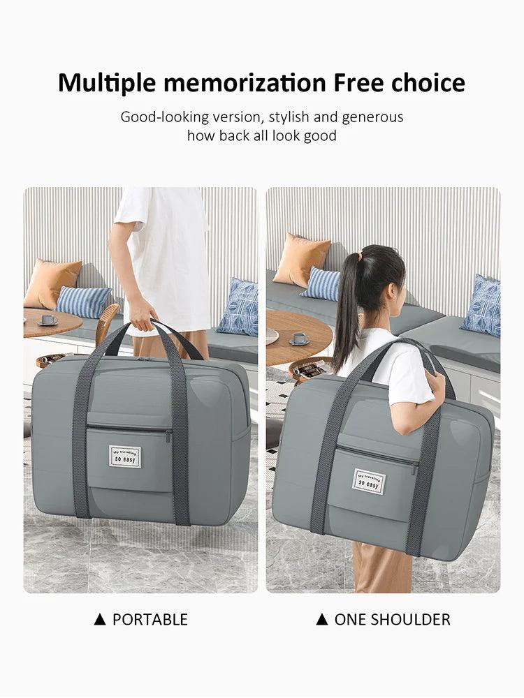 Medium Large XLarge Capacity Thickened Travel Bag Luggage Bag, Suitable For Travel - ADEEGA