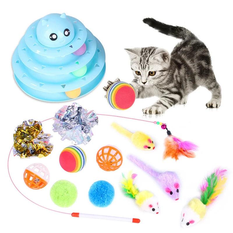 Pets Cat Toys 21 Set Cat Value Bundle - ADEEGA