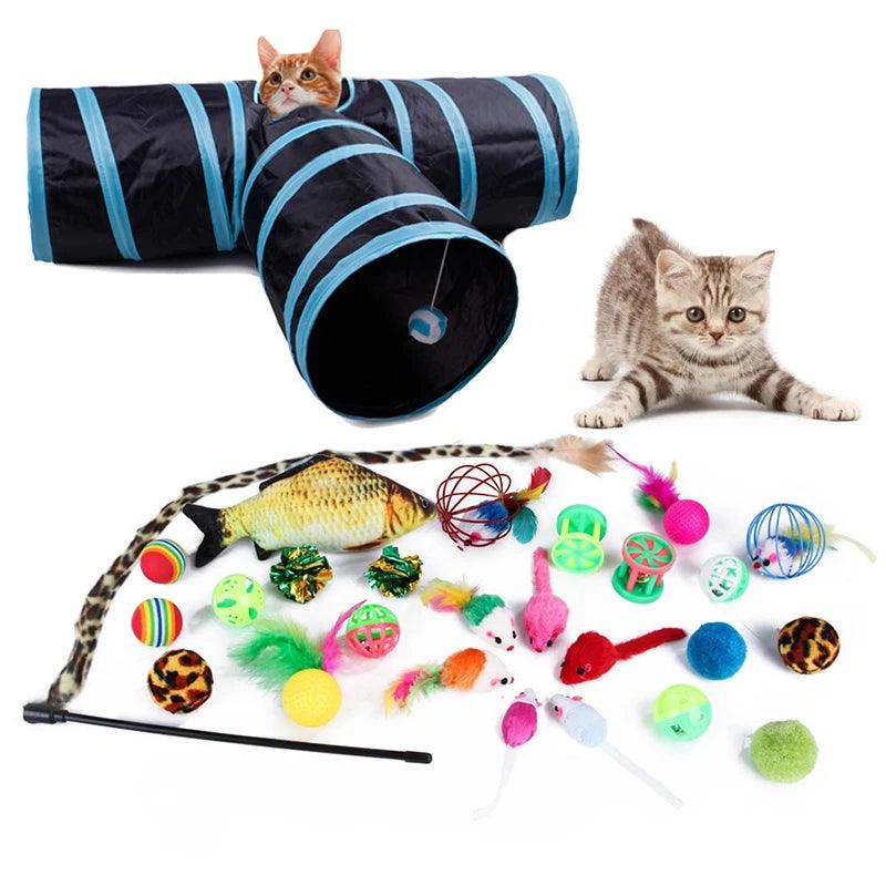 Pets Cat Toys 21 Set Cat Value Bundle - ADEEGA