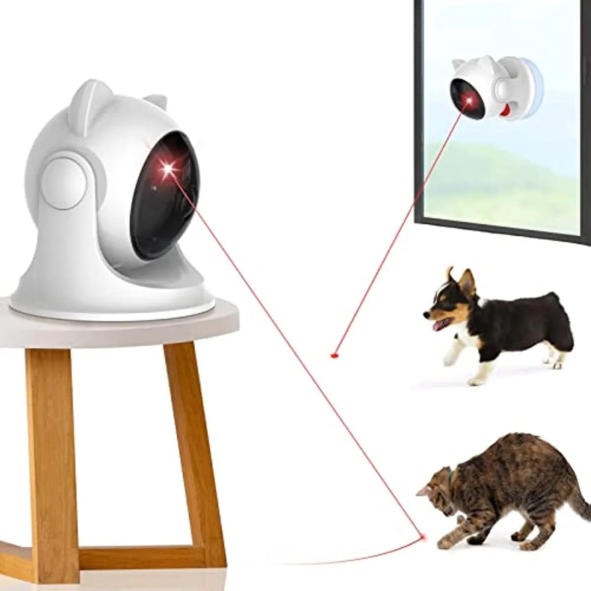 Rechargeable Motion Activated Cat Laser Toy Fast and Slow Mode - ADEEGA