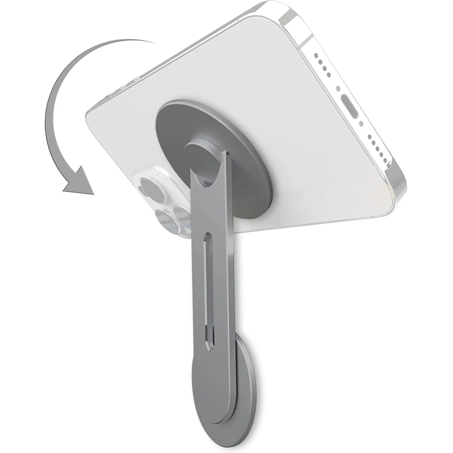 Slim Magnetic Phone Holder Swivels 180° for Laptops and Monitors - ADEEGA