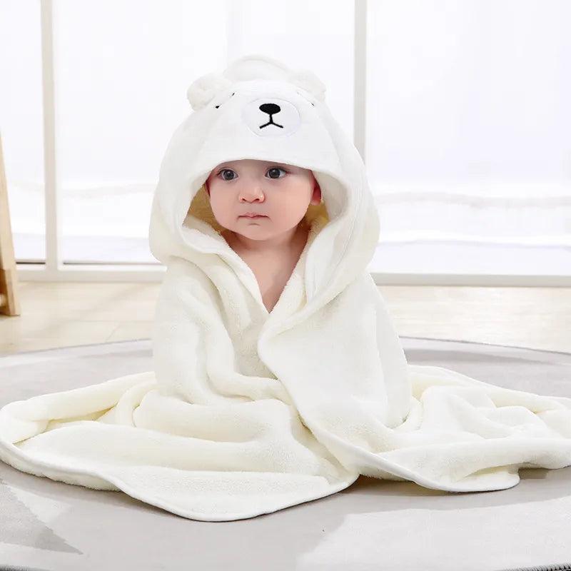 SnuggleJoy™️ Cartoon Baby Bath Towel - ADEEGA