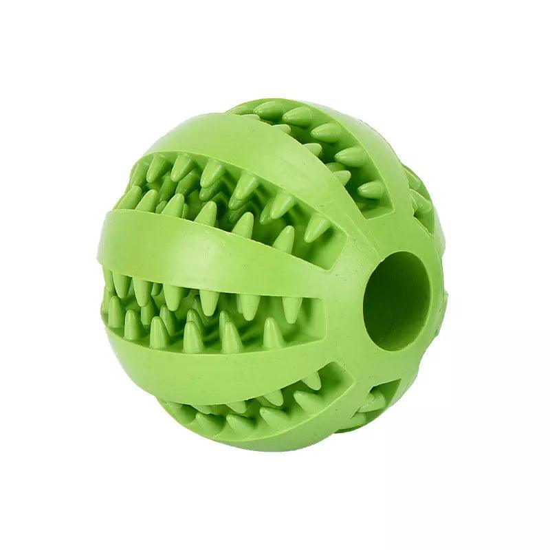 Soft Pet Dog Toys Toy Funny Interactive Elasticity Ball Dog Chew Toy For Dog Tooth Clean Ball Food Extra-tough Rubber Ball Dog - ADEEGA