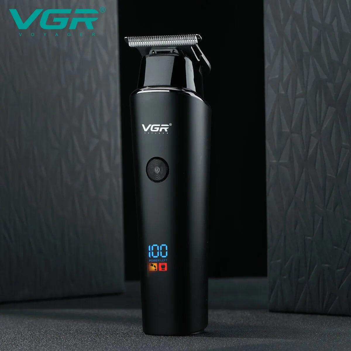 VGR Hair Trimmer Professional Electric Trimmers Cordless Hair Clipper Rechargeable LED Display V 937 - ADEEGA