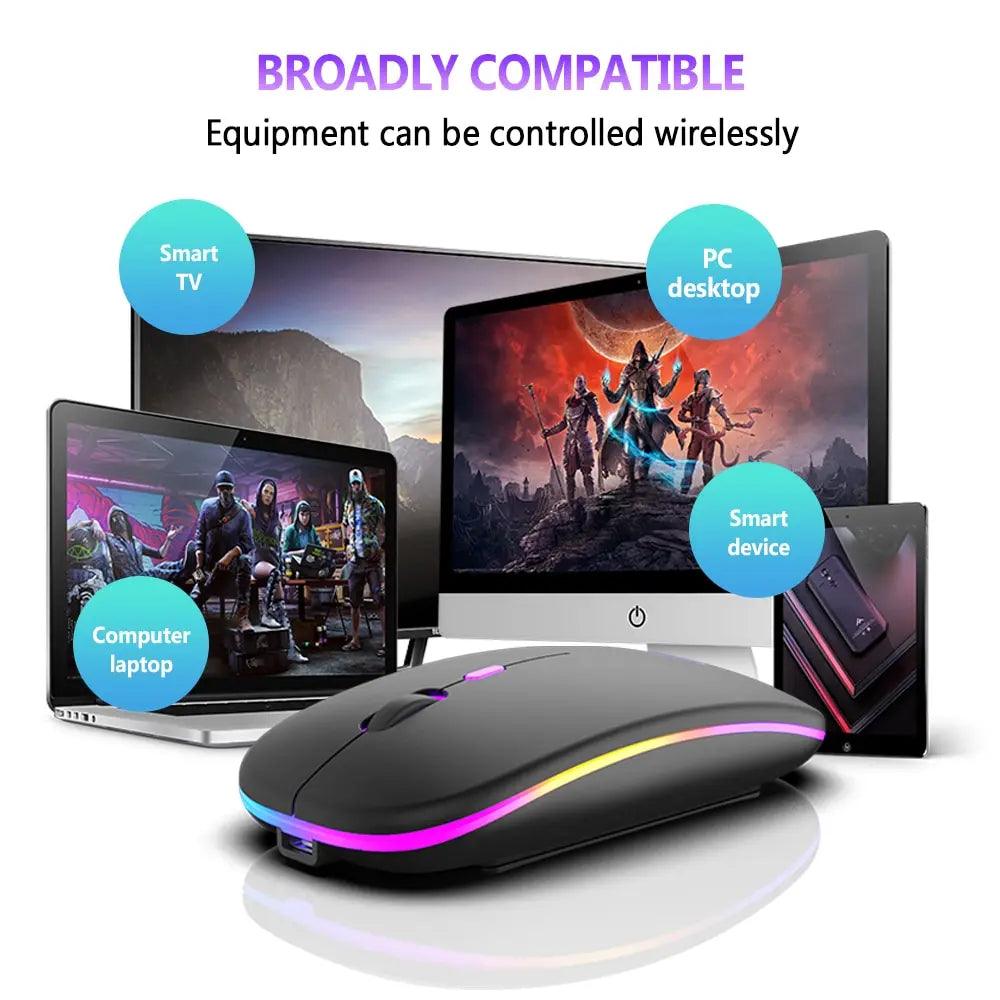 Wireless Mouse Bluetooth and 2.4GHz - ADEEGA